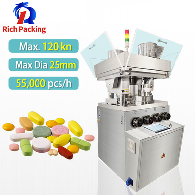 Máquina de prensar comprimidos de alta velocidade para fazer comprimidos farmacêuticos em pó 55000 PCS/H