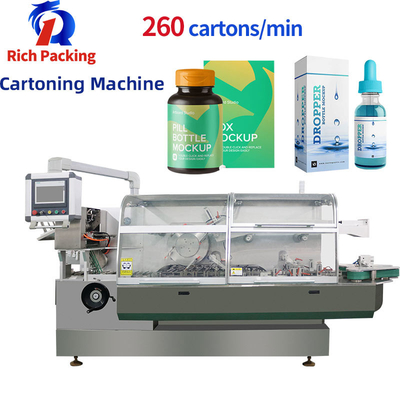 RQ-ZH-260W Automatyczna pozioma maszyna do kartonowania butelek