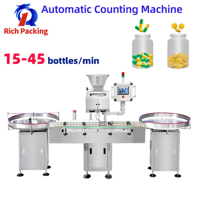 8-kanałowa automatyczna maszyna do liczenia Napełnianie kapsułek z tabletkami w butelkach