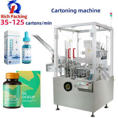 Машина машинного оборудования коробки сумки бутылки презерватива Cartoning пакуя автоматическая вертикальная Cartoning