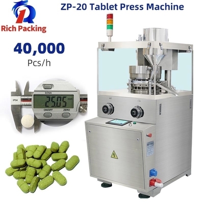 Mesin Press Pil Zp20 Untuk Mesin Press Tablet Kubus Berbentuk Khusus 25mm