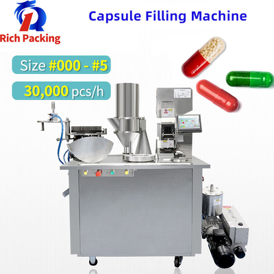 30000 Pcs / H Capsule Filler Vulmachine Semi-automatische Lab