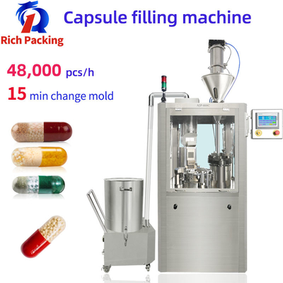 Pequeña máquina de llenado de cápsulas automática tamaño 00 0 1 2 3 4 máquina de cápsulas de gel